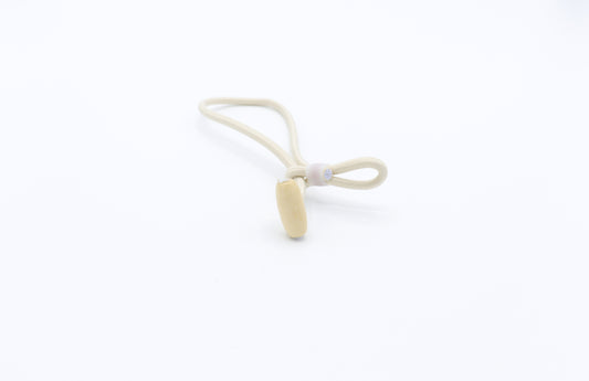 Beige Emio Hair Ties