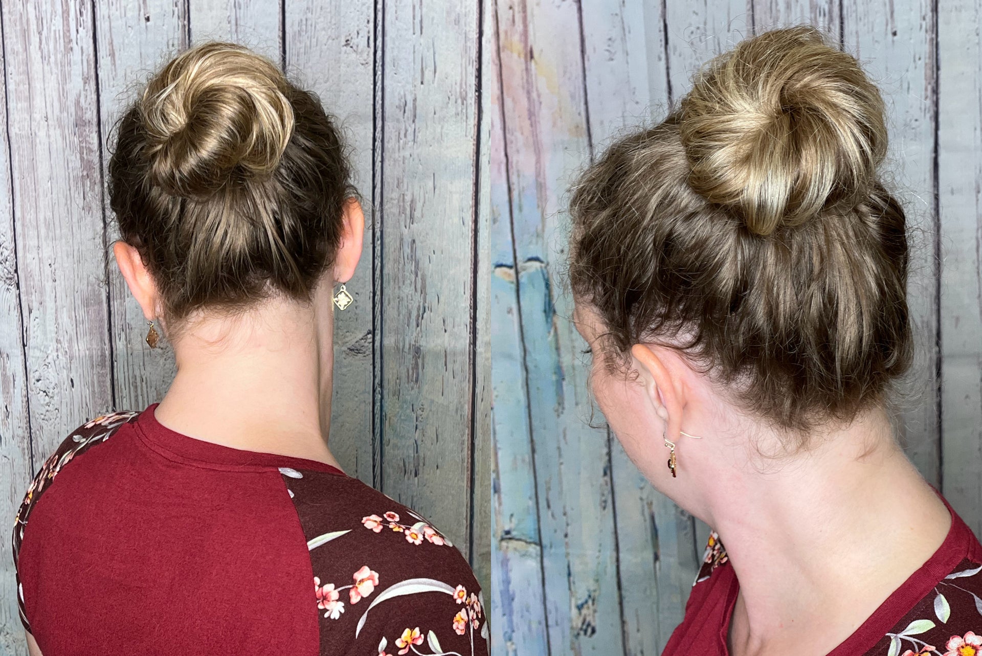 Load video: How to Bun with Emio hair ties!